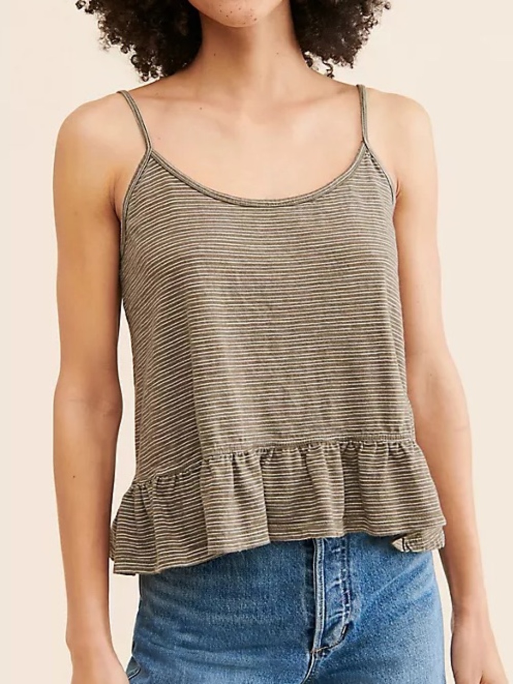 Anthropologie Morena Peplum Tank